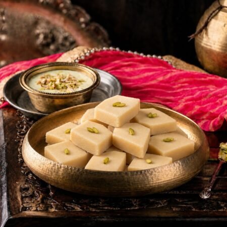 Khoya Pista Barfi